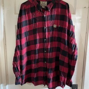 Realtree plaid button down